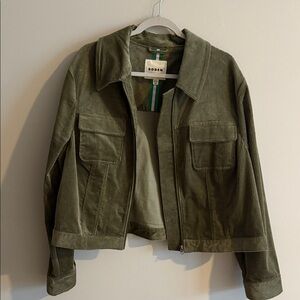 Boden Olive Corduroy Utility Jacket